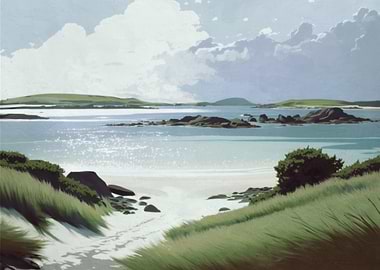 Coastal Landscape Painting