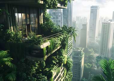 Overgrown Cityscape