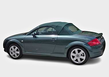 Green Audi TT Roadster