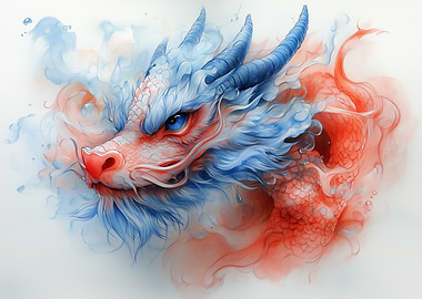 Watercolor Dragon