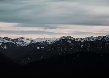 Snowy Mountain Range
