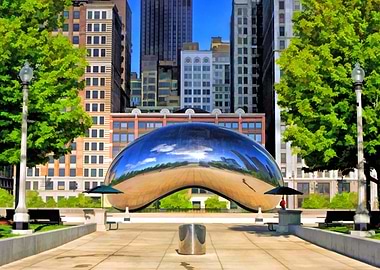 Chicago Cloud Gate Park