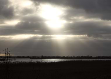 Sunbeams Through Clouds