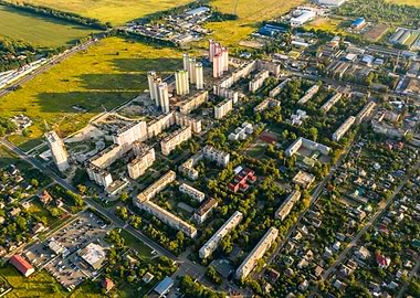 Aerial View of Cityscape