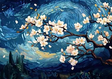 Cherry Blossom Night