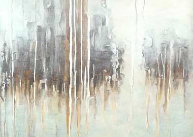 Abstract Dripping Painting
