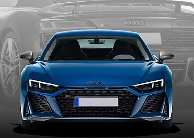 Audi R8 Front View