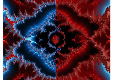 Abstract Appolo-Mandelbrot Fractal