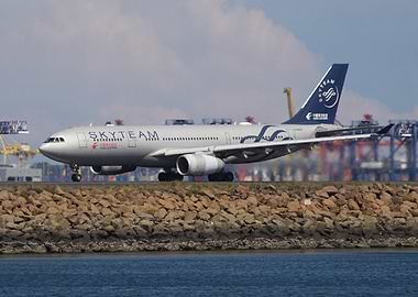 China Easter Airbus A330 SkyTeam Sydney Airport