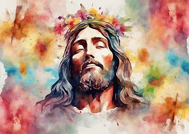 Jesus Christ Watercolor