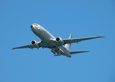 US Navy P-8 Poseidon at Pacific Airshow Australia