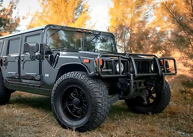 Black Hummer H1