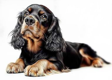Black English Cocker Spaniel