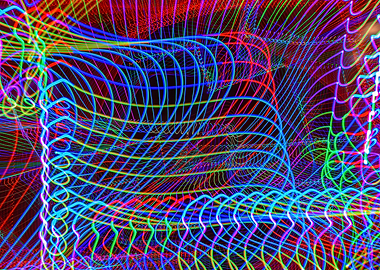 Abstract Light Trails