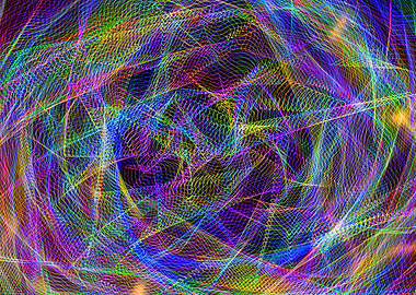 Abstract Light Trails