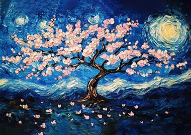 Cherry Blossom Night