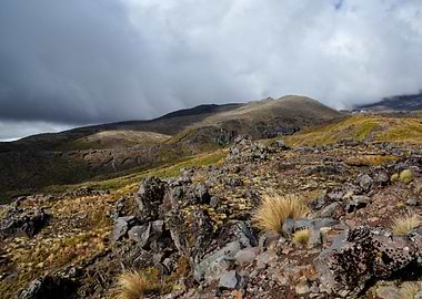 Volcanic Mountain Landscape