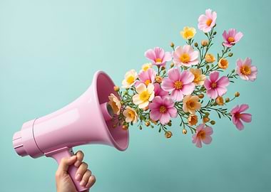 Flowers From a Megaphone