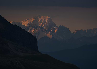 Mont Blanc at Dusk