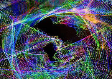 Abstract Light Trails