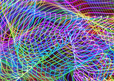 Abstract Light Trails