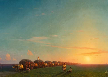 Sunset Wagon Train