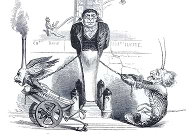 Political Cartoon: Upper and Lower Classes