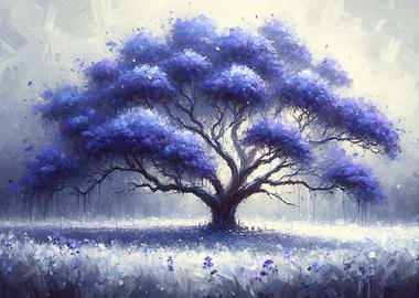 Purple Cherry Blossom Frozen Heaven