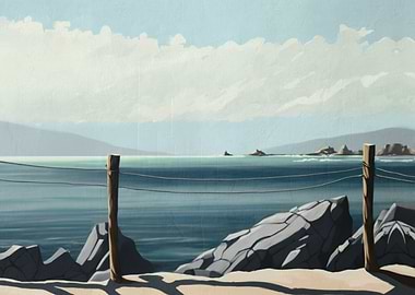Coastal Landscape Painting