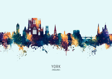 York England Skyline
