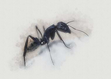 Fulvopilosus Ant Close-Up