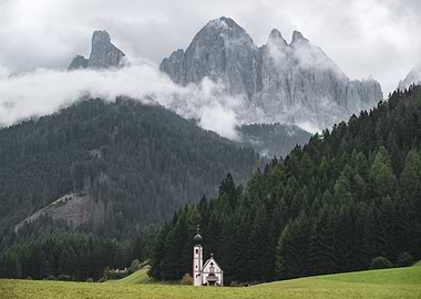 Church in the Alps