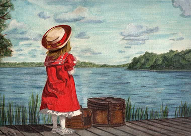 Girl by the Lake