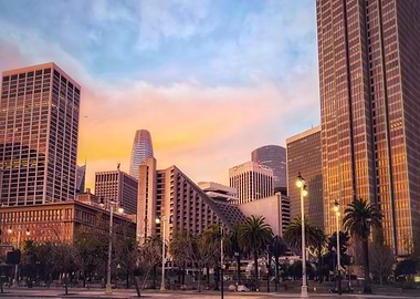 San Francisco Skyline Sunrise