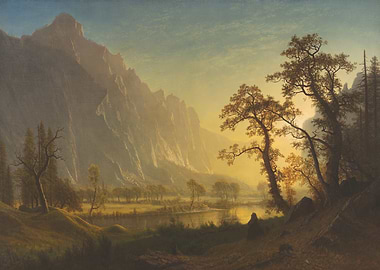 Sunrise, Yosemite Valley (1870)