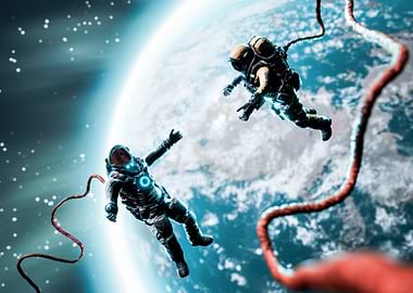 Spacewalk Tethered