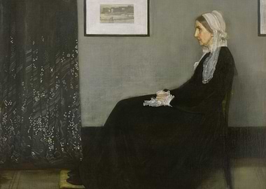 Woman in Black Dress