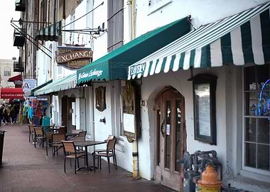 Tavern with Green Awning