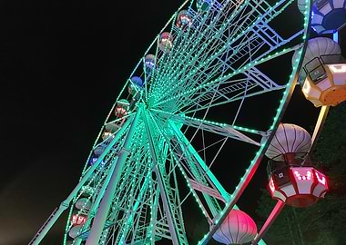 Ferris Wheel at Night