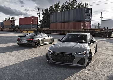 Two Audi Sports Cars