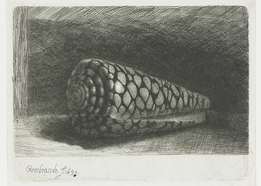 Rembrandt's Seashell Etching