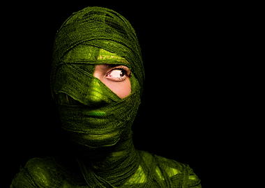 Green Mummy Portrait