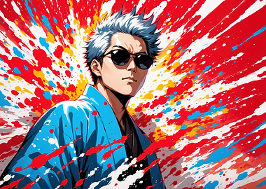 Anime Character with Sunglasses