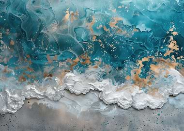 Abstract Ocean Art