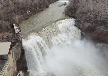 Waterfall Aerial View