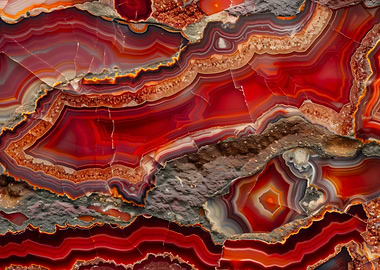 Red Agate Stone Texture
