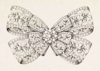 Ornate Bow Drawing