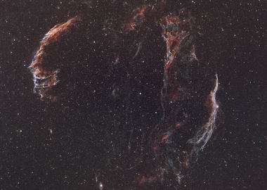 Easter and Wester Veil Nebulae - Cosmic Nebula