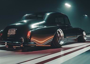 Black Classic Car