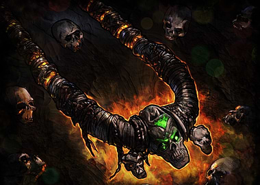 Glowing Skull Amulet